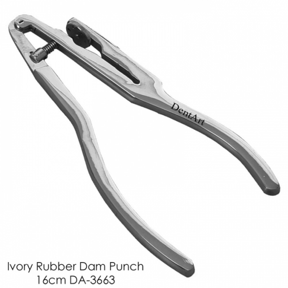 Ivory Rubber Dam Punch